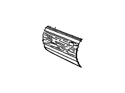 Oldsmobile 10075075 Edge Molding