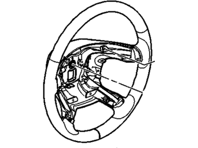 Chevy 25784918 Steering Wheel