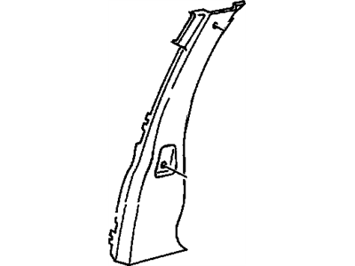 Chevy 10240709 Pillar Cover