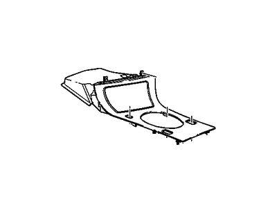 Oldsmobile 25741231 Trim Plate