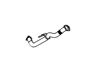 GM 25811709 Front Pipe 25811709 GM Front Pipe Illustration 1 of 1
