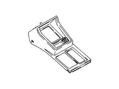 Chevy Tracker Center Console Base - 96068954