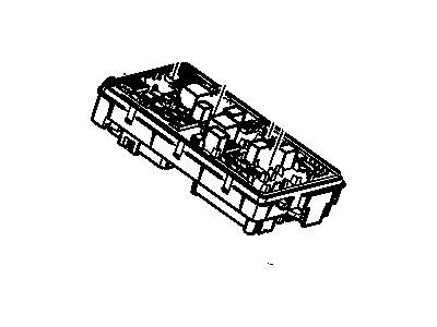 Cadillac 22880545 BLOCK,ENGINE WIRING HARNESS JUNCTION(INCLUDES 1-3,10,16-18)