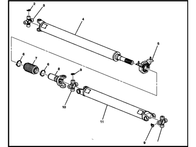 GMC Drive Shaft - 23508419