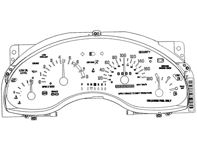 Buick Regal Speedometer - 16174034
