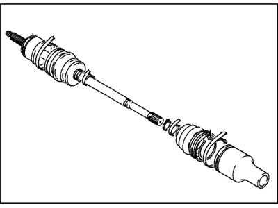 Chevy 30018139 Axle Assembly