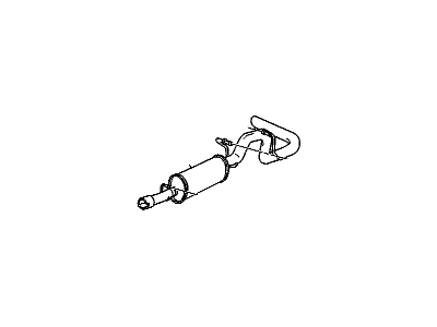 Chevy 15734521 Tail Pipe