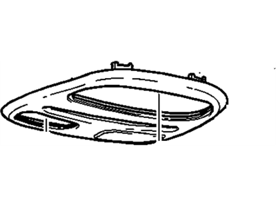 Oldsmobile 12483218 Bezel