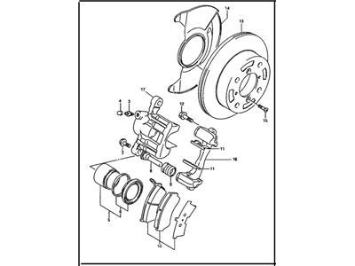 Chevy 30019361 Caliper