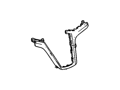 Chevy 23217634 COVER,STEERING WHEEL SPOKE LOWER(PART OF 1)(ASTRO SILVER)