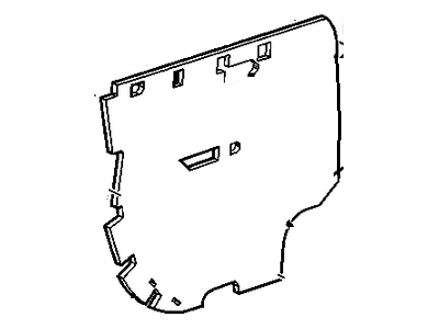 Cadillac 22901846 INSULATOR,FRONT SIDE DOOR FRONT(PART OF 8)