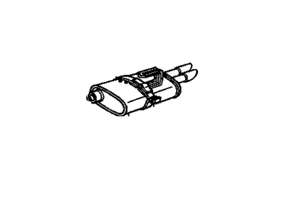 Chevy Cavalier Muffler - 22565684