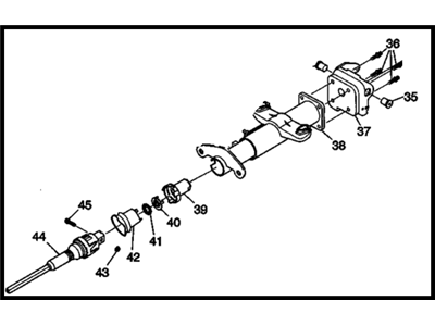 Chevy 26109728 Steering Column