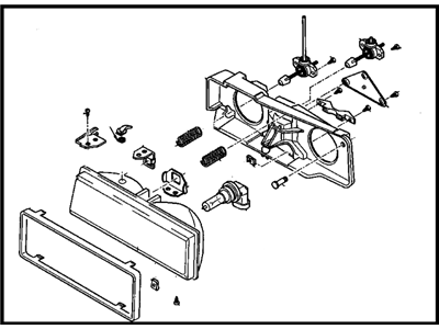 Chevy 16515791 Headlamp Assembly