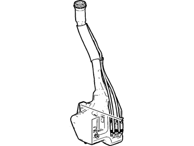GM 23176273 Container, Windshield Washer 23176273 GM Container, Windshield Washer Illustration 1 of 1