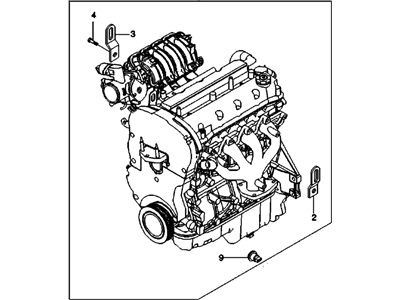 GM 96448471 Engine 96448471 GM Engine Illustration 1 of 1