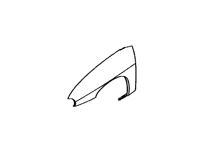 GM 12520624 Fender, Front Passenger Side 12520624 GM Fender, Front Passenger Side Illustration 1 of 1