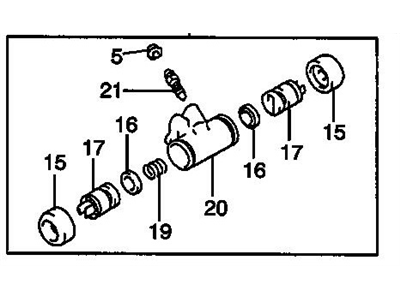 Pontiac 88970138 Wheel Cylinder