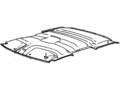 Chevy 15192494 PANEL,HEADLINING TRIM(GRAPHITE)