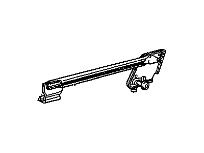 GM 10198213 Sash Channel, Front Lower Driver Side 10198213 GM Sash Channel, Front Lower Driver Side Illustration 1 of 1