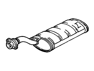 Oldsmobile Bravada Exhaust Pipe - 12545734