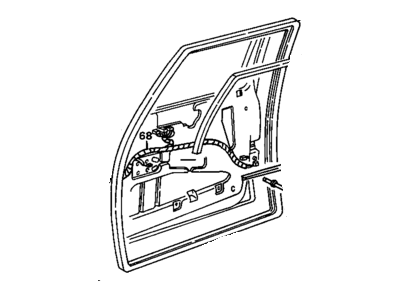 Chevy Lumina APV Weather Strip - 10279933