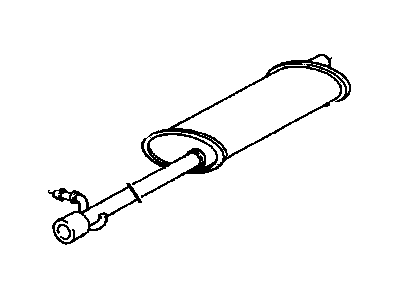 Chevy 15635944 Muffler