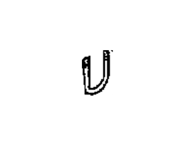 Chevy 471664 BOLT U,REAR SPRING(5/8-18 THREAD,8.75 TOTAL LENGTH,2.50 INSIDE DIAMETER,280M,PLAIN)(SQUARE U-BOLT THAT BOLTS DOWN)