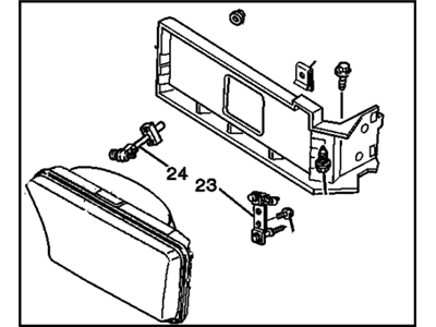 Buick 16513645 Lens Assembly