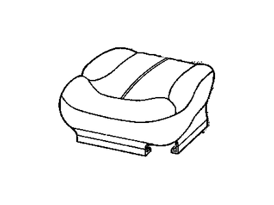 GMC 12474320 COVER,DRIVER SEAT CUSHION(GRAPHITE)(2ND DESIGN;SPECKLED COLOR CLOTH;1ST DESIGN SEE 12377569)