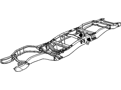 Chevy R1500 Suburban Rear Crossmember - 14024579