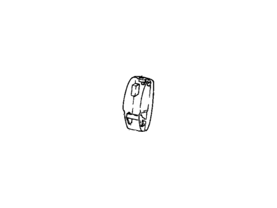 GM 12548827 Armrest, Armrest, Gray, Driver Side 12548827 GM Armrest, Armrest, Gray, Driver Side Illustration 1 of 1