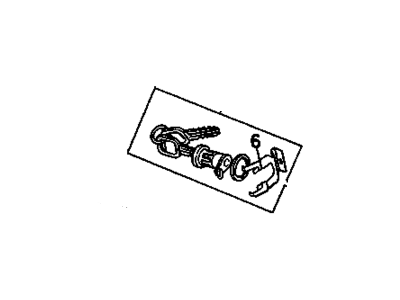 Chevy 94333288 Cylinder & Keys