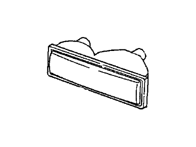 Chevy 16516777 Lens & Housing