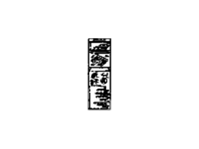 Pontiac 19184124 Info Label