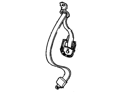 Chevy S10 Blazer Seat Belt - 12381971