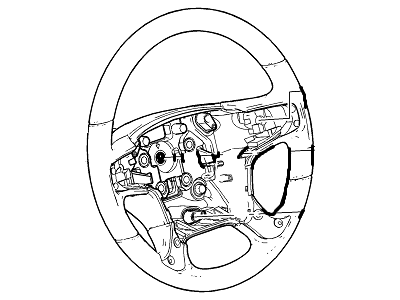 Chevy 23278611 WHEEL,STEERING(INCLUDES 2-5,8-13)(COCOA)