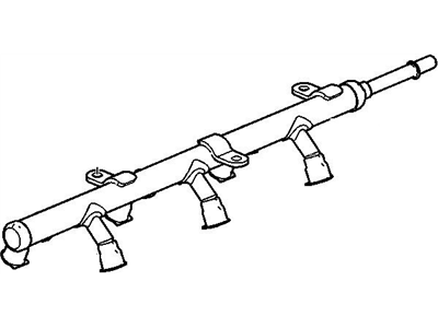 Pontiac Fuel Rail - 12596571