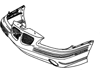 Pontiac Grand Am Bumper - 22650195