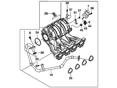 Chevy 25189256 Intake Manifold