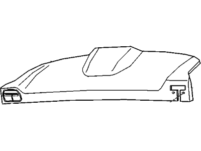 Chevy 10279635 Package Tray Trim