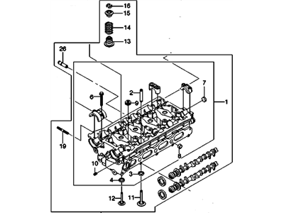 Chevy 25200156 Cylinder Head