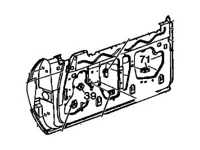 Buick 25622509 Door Shell