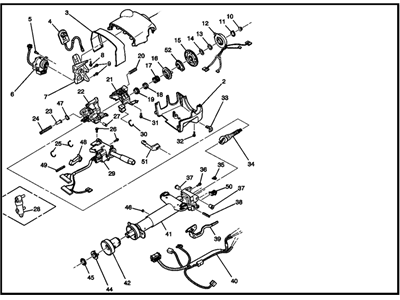 Buick LaCrosse Steering Column - 15247334