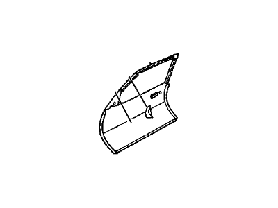 GM 20716217 Outer Panel, Front Driver Side 20716217 GM Outer Panel, Front Driver Side Illustration 1 of 1