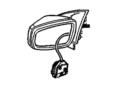 Pontiac Grand Prix Side View Mirrors - 10312052