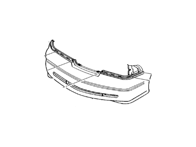 Chevy Lumina APV Bumper Cover - 10227215