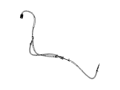 Cadillac 22944247 Rear Cable