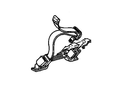 Chevy S10 Blazer Seat Belt - 15662556