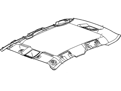 Cadillac 19256558 PANEL,HEADLINING TRIM(GRAY)
